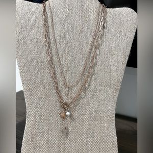 Stella & Dot Rose Gold Set! Three Necklaces!